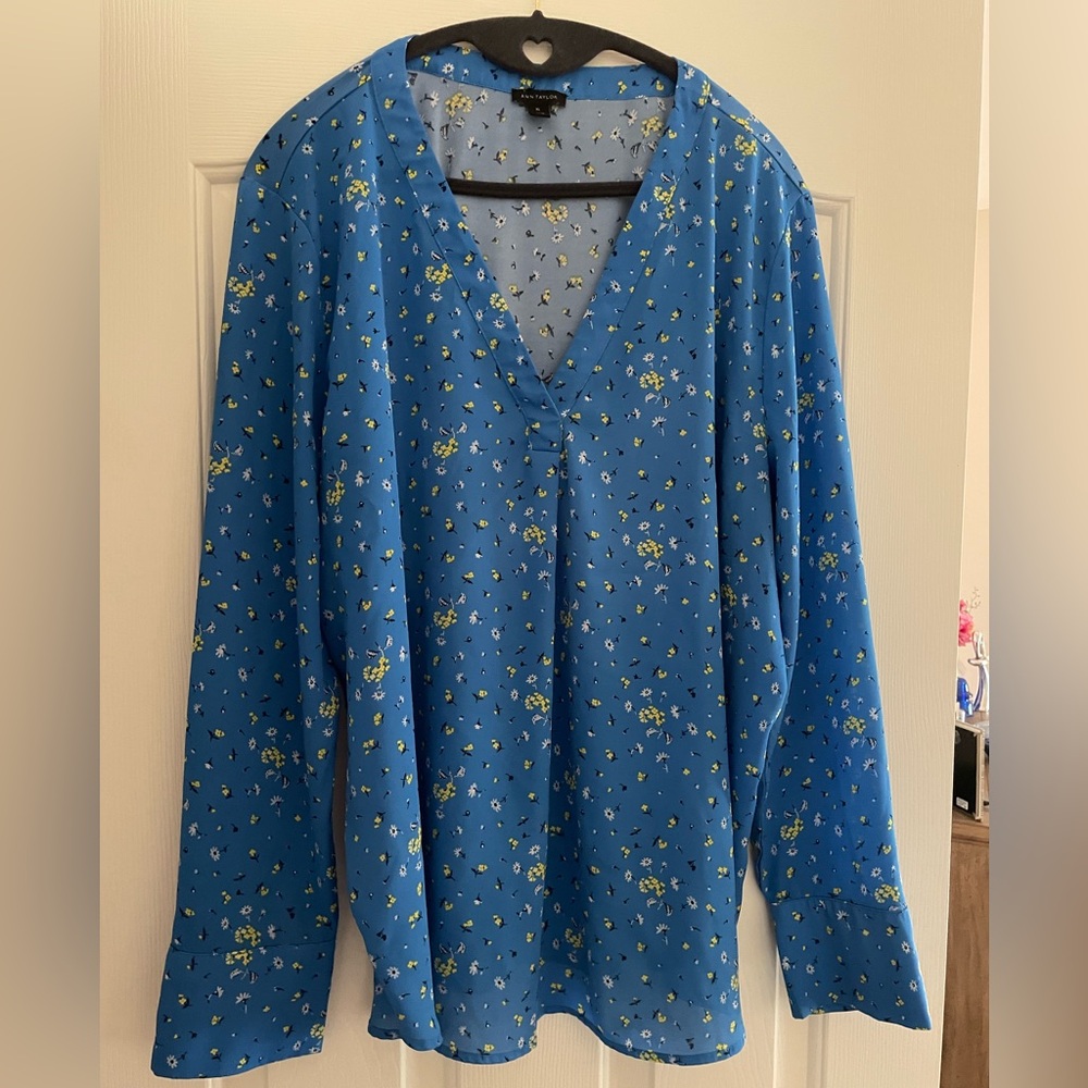 Ann Taylor Floral Blouse